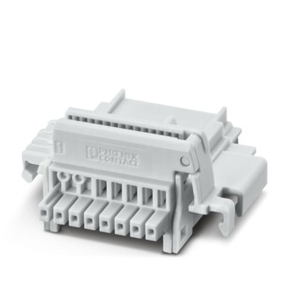 TBUS8-25,0-PPPPPPPP-7035 - Tragschienen-Busverbinder
