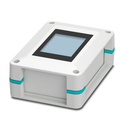 UCS 125-87-F-GD-D2,4-TRG 7035 - Universalgehäuse mit Touchdisplay