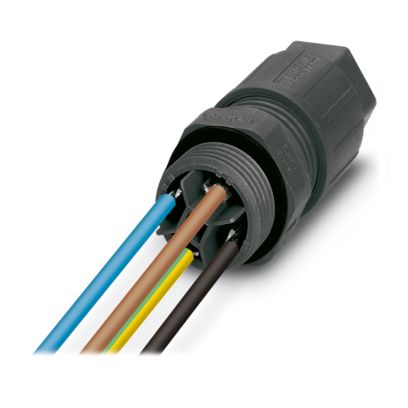 Q 1,5/4A10/24-M20KU-ESA BK PE - Panel feed-through (1584787)
