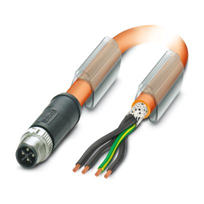 SAC-4P-M12MSS/10,0-PUR PE SH - Power cable - 1424107 | Phoenix Contact