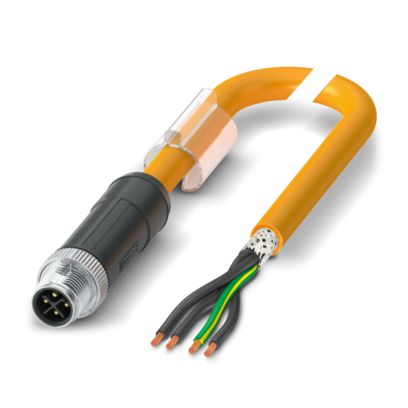 SAC-4P-M12MSS/ 1,5-PUR PE SH - Powerleitung