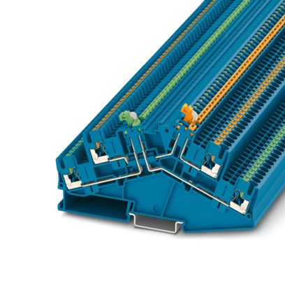 PTTBS 2,5-2MTB BU - Knife-disconnect terminal block (3210401)