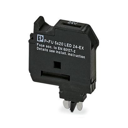 P-FU 5X20 LED 24-EX - Fuse plug - 3036821 | Phoenix Contact