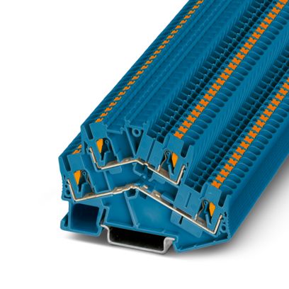 PTTBS 2,5 BU - Double-level terminal block - 3209617 | Phoenix Contact