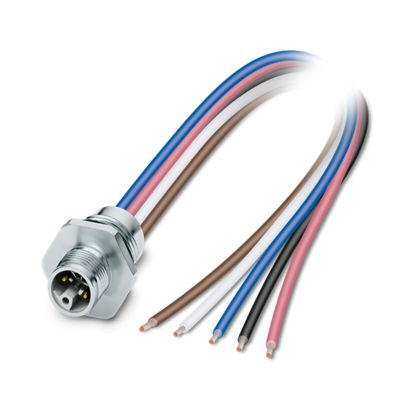 SACC-E-M12MSL4FEM16XL/0,2GR-1,5 - Device connector front mounting (1425627)