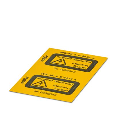 WS-4K - Warnschild