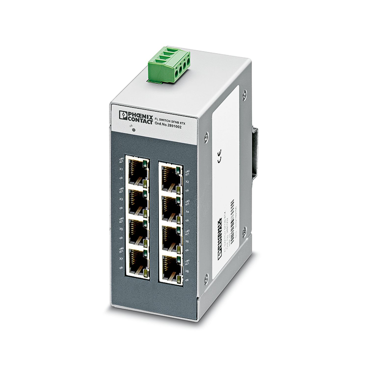 FL SWITCH SFNB 8TX - Industrial Ethernet Switch - 2891002 FL SWITCH SFNB 8TX - Industrial Ethernet Switch - 2891002