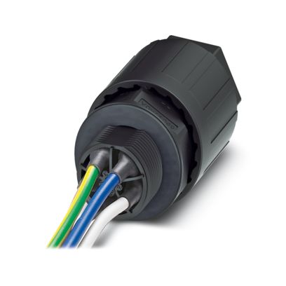 QPD W 4PE6,0 12-20 M25 1,0 BK - Panel feed-through (1410395)