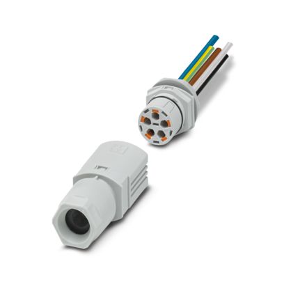 IPD WD 5P2,5 1,0 M25 GY - Panel feed-through (1047364)