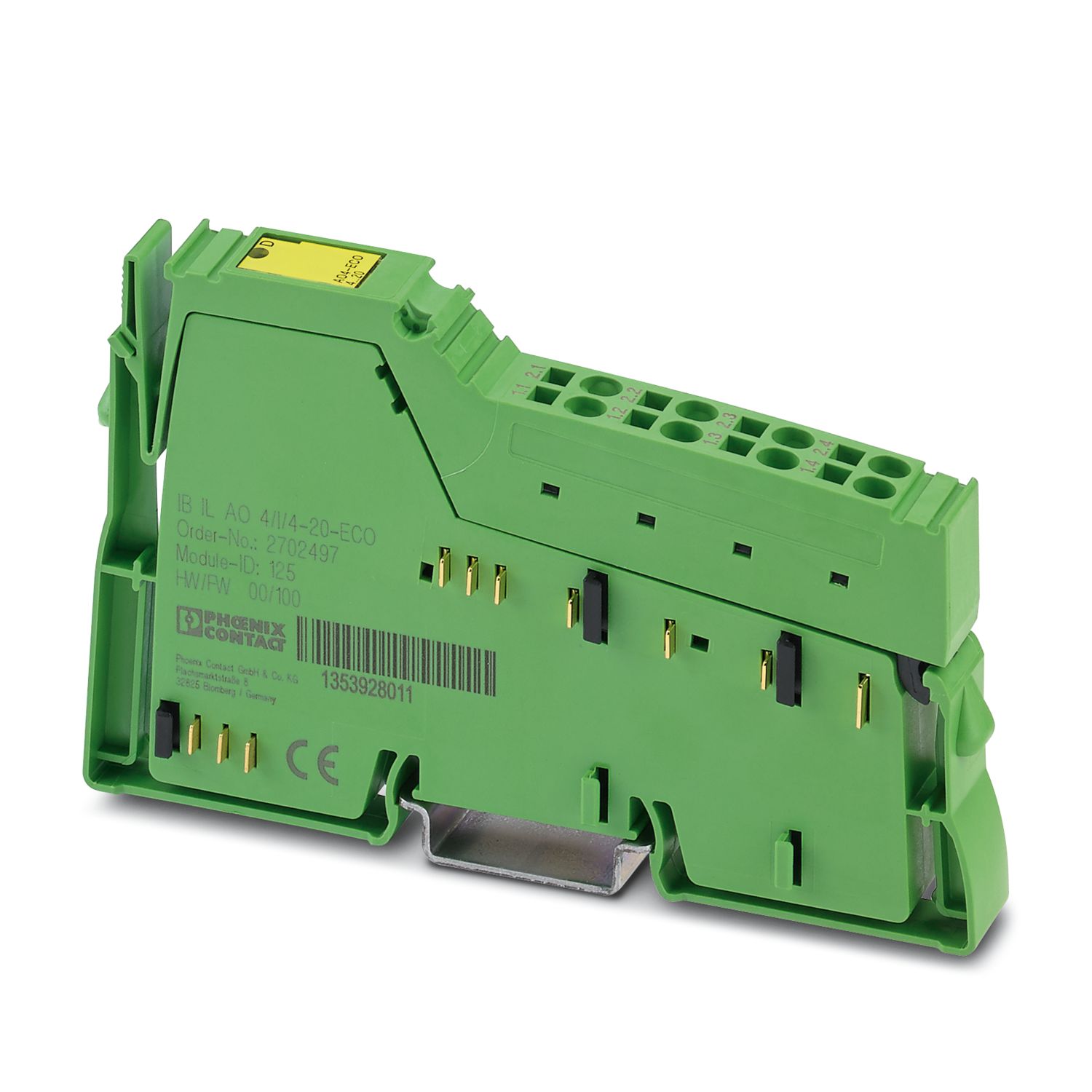 IB IL AO 4/I/4-20-ECO - Analog module - 2702497 | Phoenix IB IL AO 4/I/4-20-ECO - Analog module - 2702497 | Phoenix