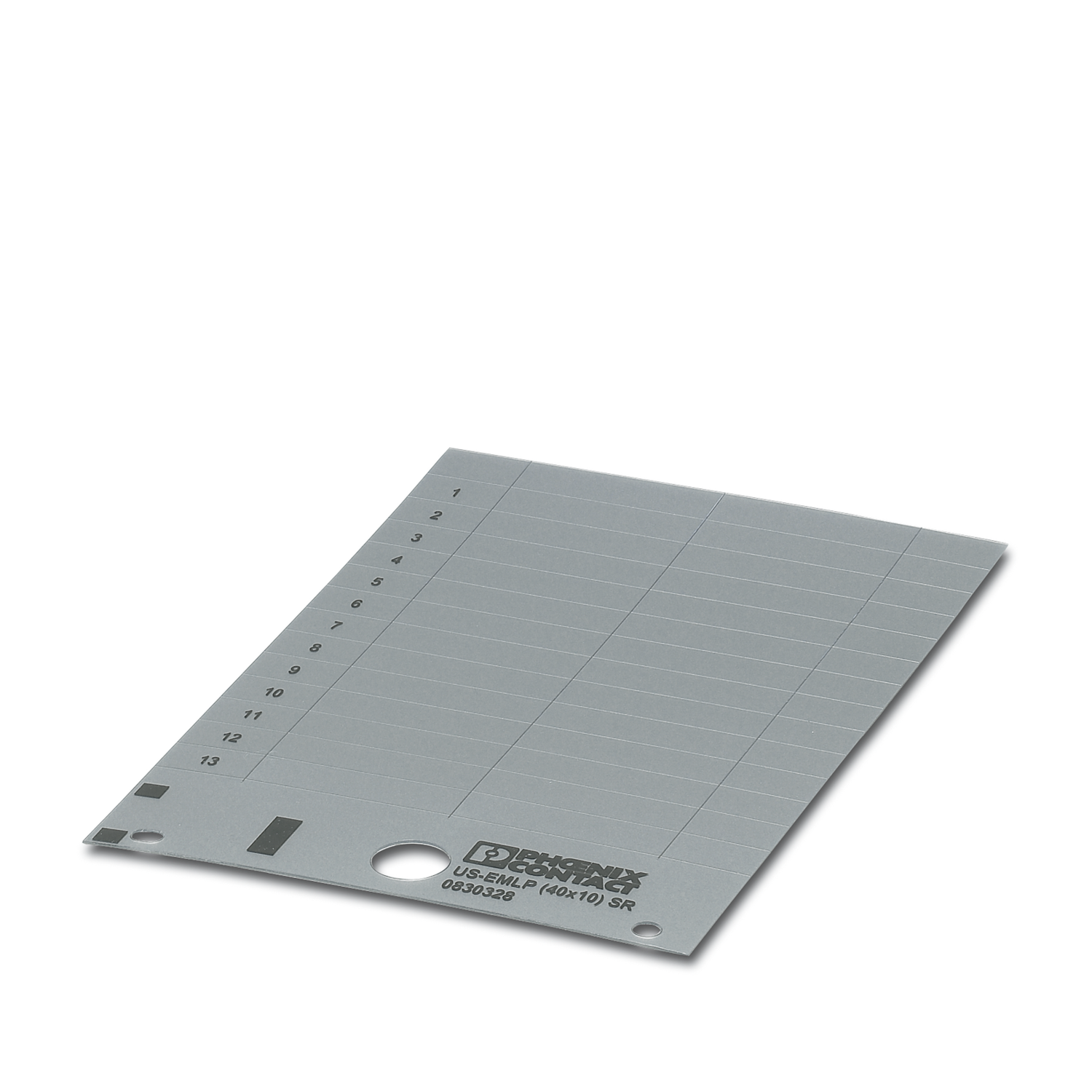 Kunststoff Schilder Zahlenschilder Stellplatz Regal Produktbild-Vorschau 3