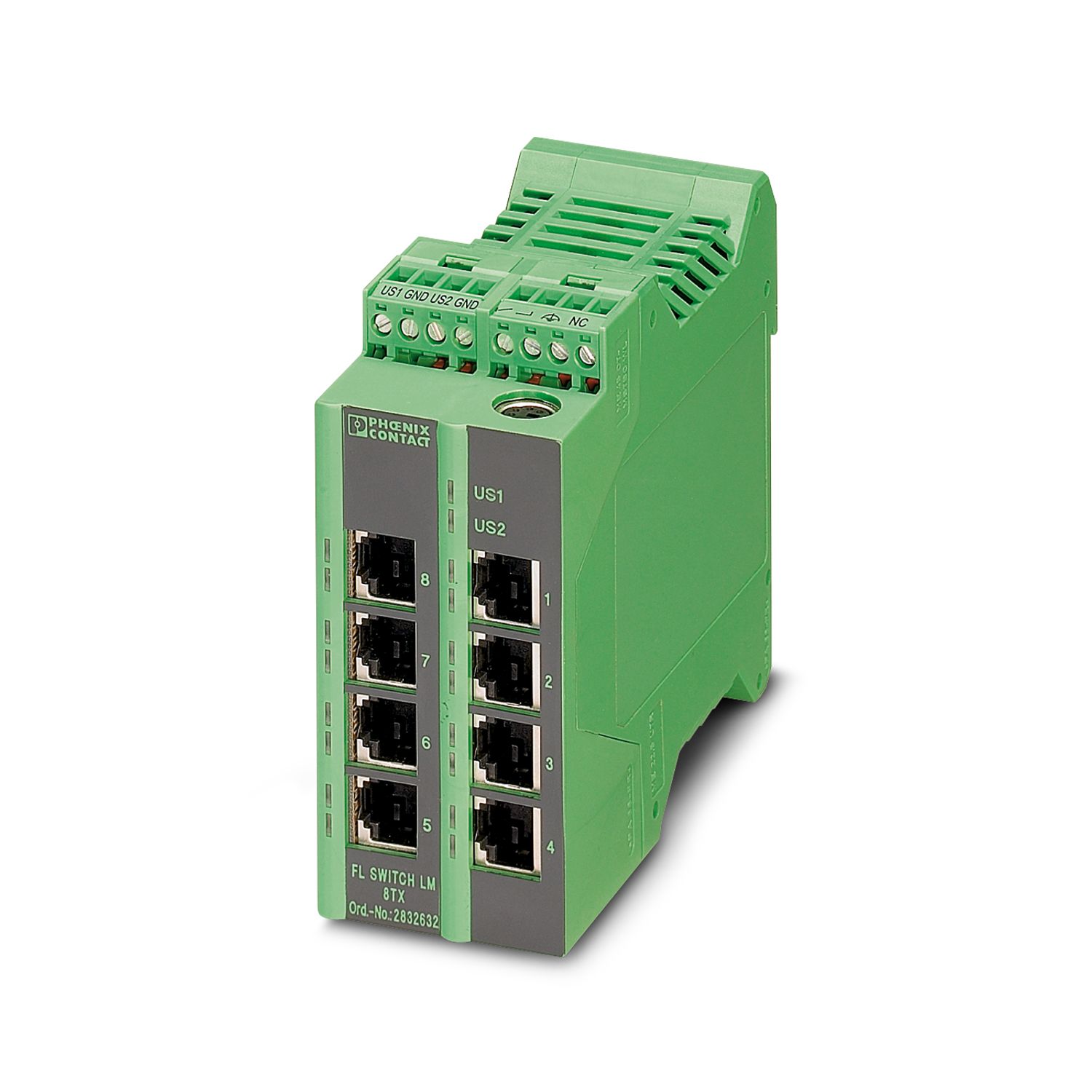 FL SWITCH LM 8TX-E - Industrial Ethernet Switch - 2891466 FL SWITCH LM 8TX-E - Industrial Ethernet Switch - 2891466