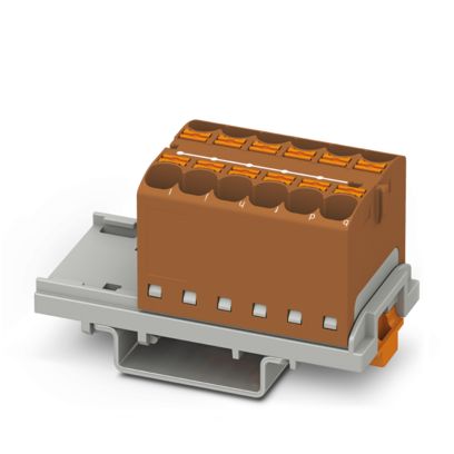 PTFIX 12X4-NS35 BN - Verteilerblock