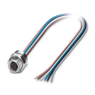 SACC-DSI-M 8FS-6CON-M12/0,5 - Gerätesteckverbinder Hinterwand
