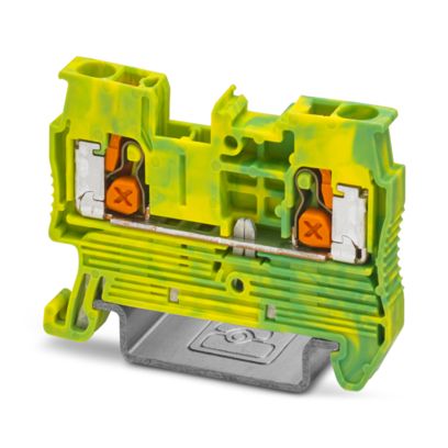 XT 2,5-PE - Protective conductor terminal block - 1343116