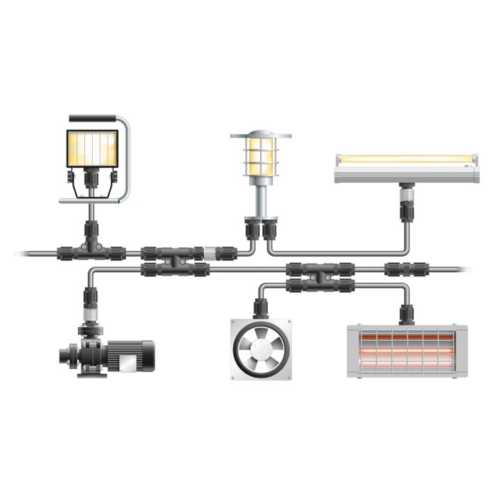 Interactive image map: QPD installation system product range overview