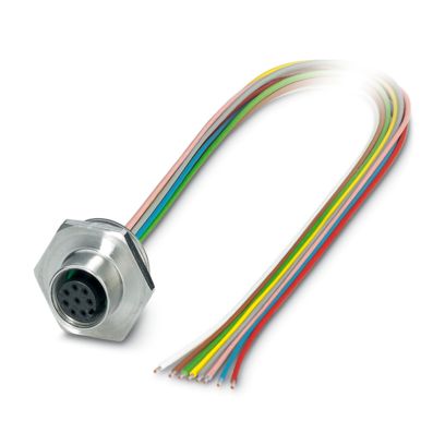 SACC-E-M12FS-8CON-M20/0,5 - Device connector front mounting (1408453)