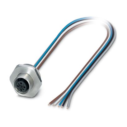 SACC-E-M12FS-5CON-M20/0,5 - Device connector front mounting (1408454)