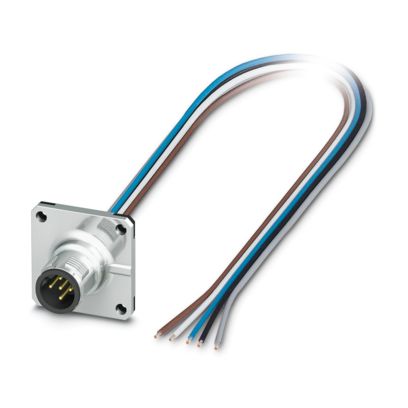 SACC-SQ-M12MSB-5CON-20/0,5 - Device connector front mounting (1441668)