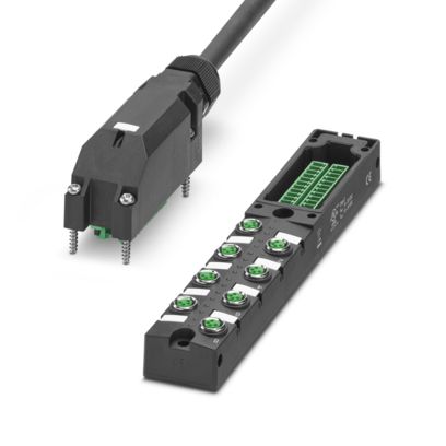 SACB- 8/4-L-C-M8 HD/5,0 PUR - Verteilerbox