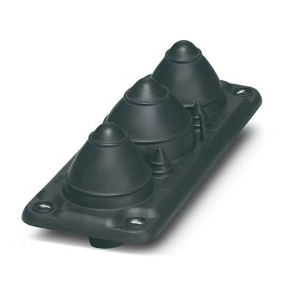 MC-3/7-MULTI-67-PVO-BK - Kabeldurchführungsplatte
