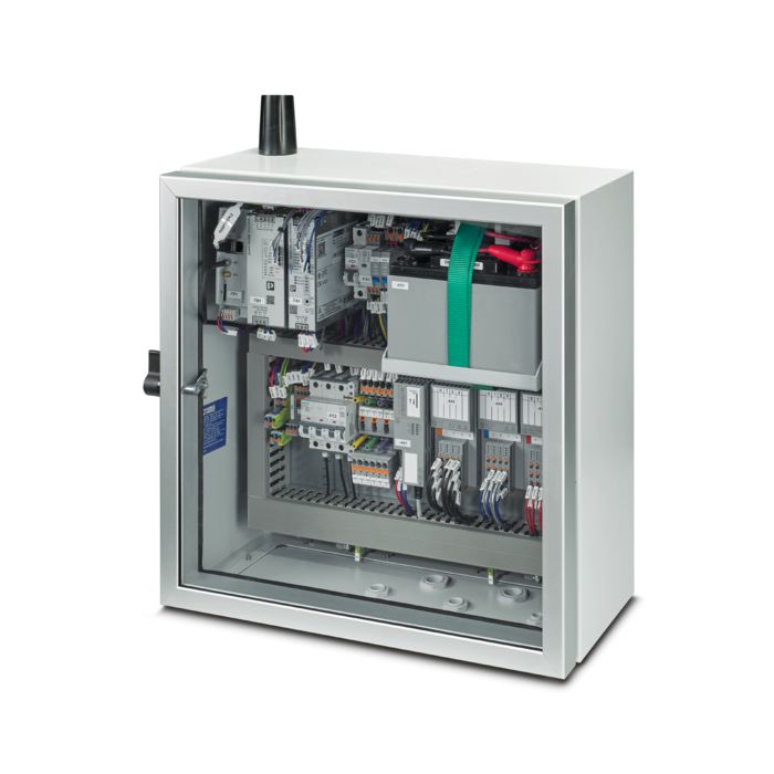 Armoire électrique de la station de réseau