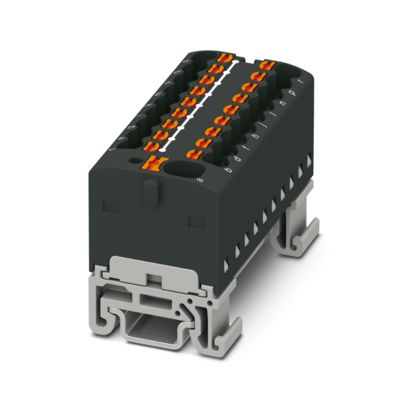 PTFIX 4/18X1,5-NS15A BK - Verteilerblock