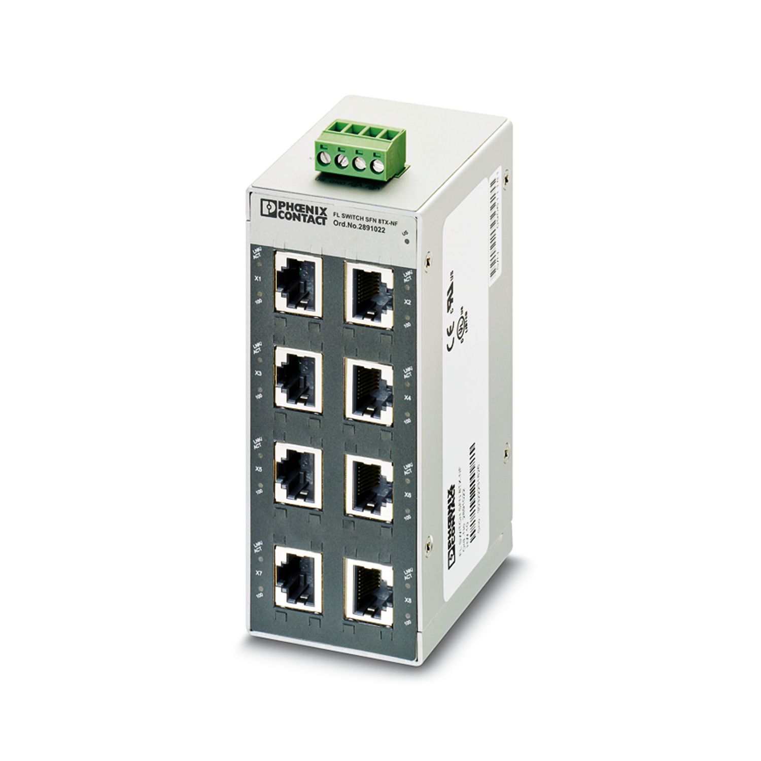 FL SWITCH SFN 8TX - Industrial Ethernet Switch - 2891929 FL SWITCH SFN 8TX - Industrial Ethernet Switch - 2891929