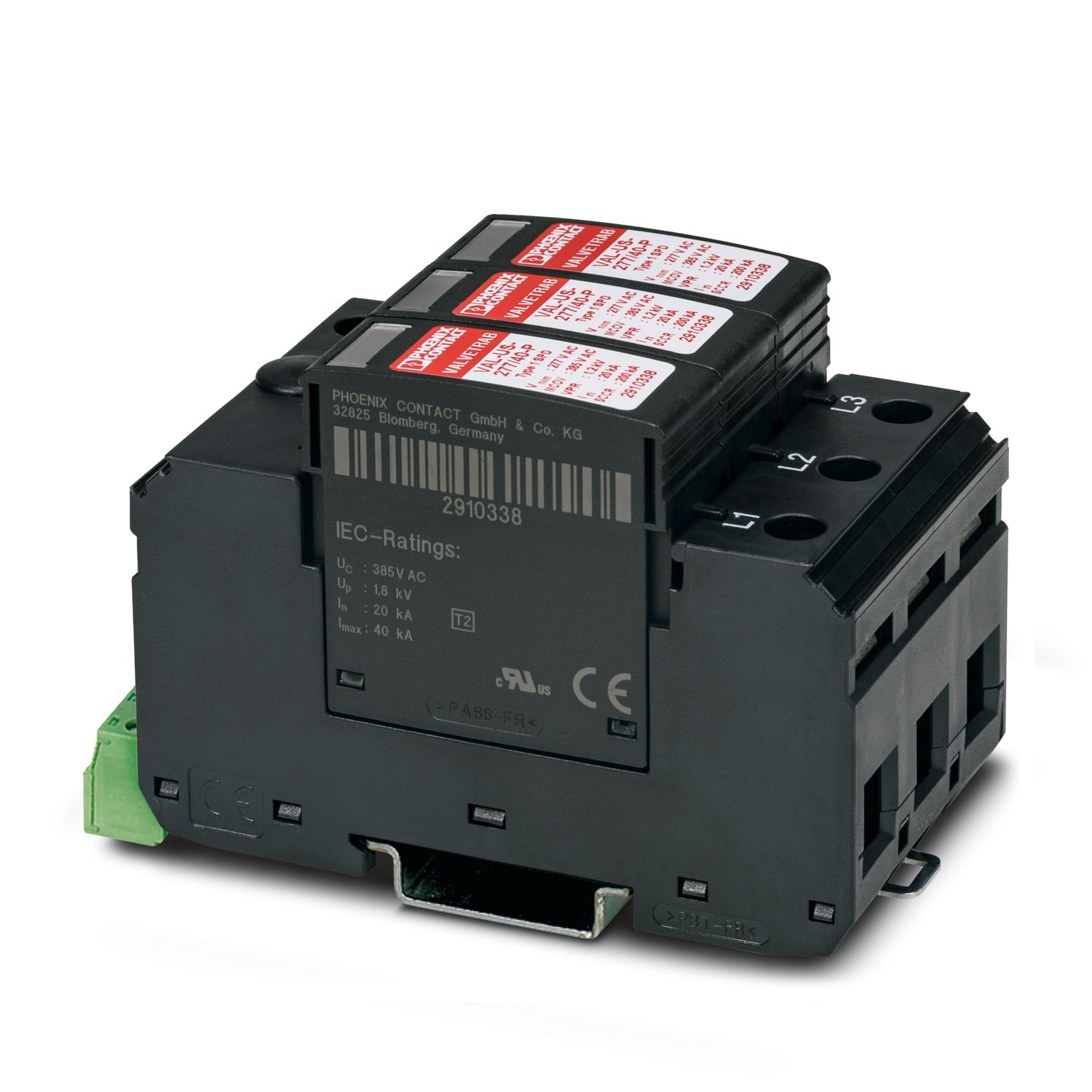 VAL-US-240/40/3+0-FM - Type 1 surge protection device VAL-US-240/40/3+0-FM - Type 1 surge protection device