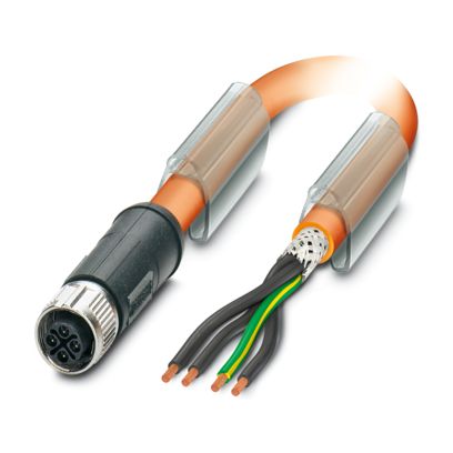 SAC-4P-10,0-PUR/M12FSS PE SH - Powerleitung - 1424099 | Phoenix 