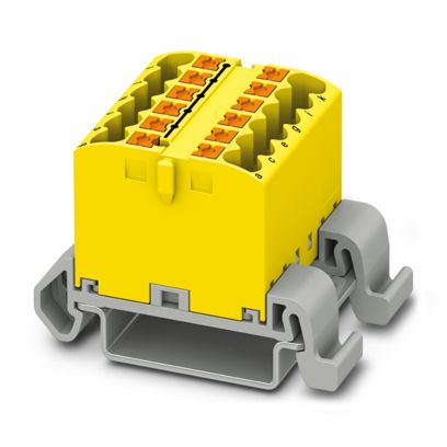 PTFIX 12X2,5-NS35A YE - Verteilerblock