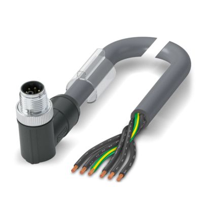 SAC-6P-M12MRM/10,0-PVC PE - Powerleitung