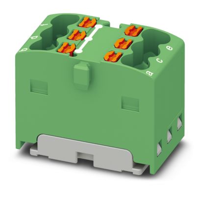 PTFIX 6X1,5 GN - Verteilerblock
