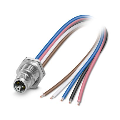SACC-DSI-M12MSL4FEM16/0,2GR-1,5X - Device connector rear mounting (1239543)