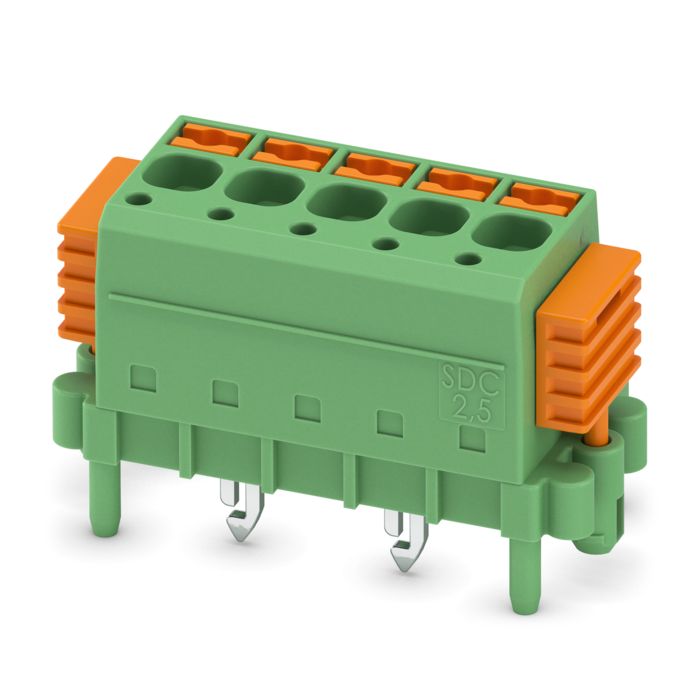 Connecteurs à insertion directe à une rangée avec raccordement à ressort Push-in (SDC 2,5)