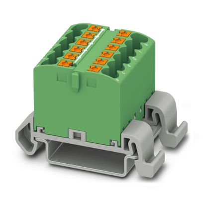 PTFIX 12X2,5-NS35A GN - Verteilerblock