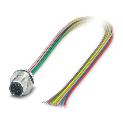 SACC-E-M12MS-8CON-M16/0,1-0,14 - Device connector front mounting (1561690)