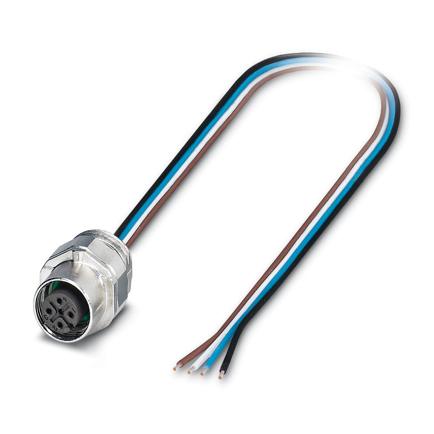 SACC-EC-FS-4CON-M16/2,0 SCO - Device connector front SACC-EC-FS-4CON-M16/2,0 SCO - Device connector front