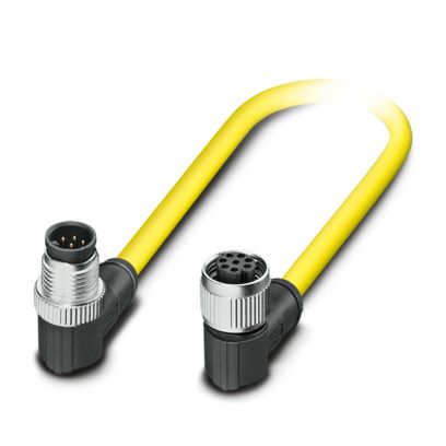 SAC-8P-M12MR/ 1,5-542/M12FR BK - Sensor-/Aktor-Kabel