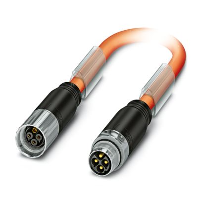K-3E-M17 M9/5,0-B00/M17 F8 - Steckverbinder beidseitig kunststoffumspritzt