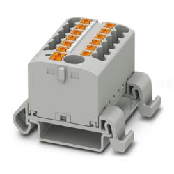 Distribution blocks for load and control current distribution