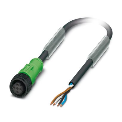 SAC-4P- 3,0-PUR/M12FS P - Sensor/actuator cable - 1442489 | Phoenix Contact