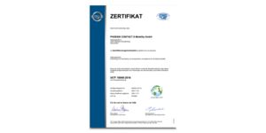 Phoenix Contact E-Mobility GmbH certified in accordance with IATF 16949
