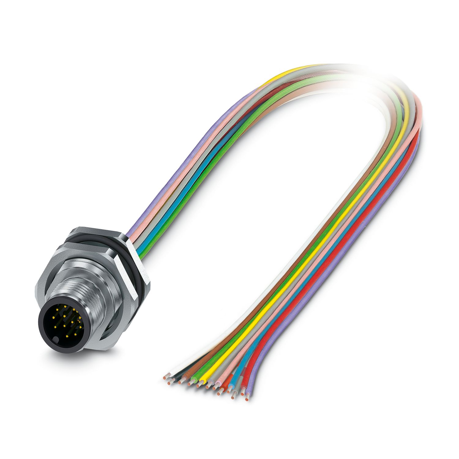 SACC-DSI-M12MS-12P-M16XL/0,5 - Device connector rear mounting - 1411596 | Phoenix Contact SACC-DSI-M12MS-12P-M16XL/0,5 - Device connector rear mounting - 1411596 | Phoenix Contact