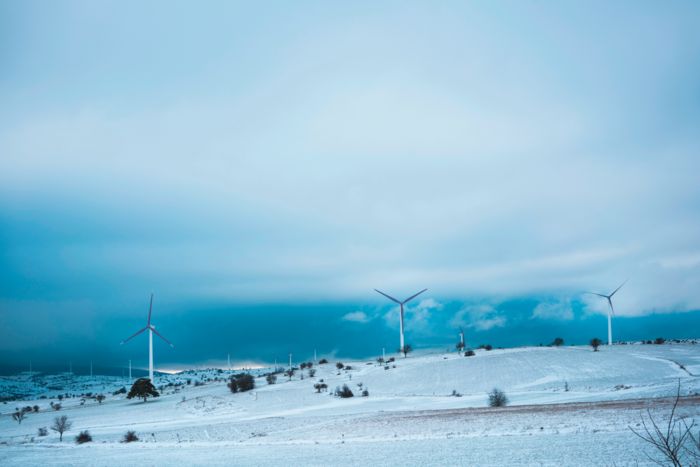Dunkelflaute in de winter