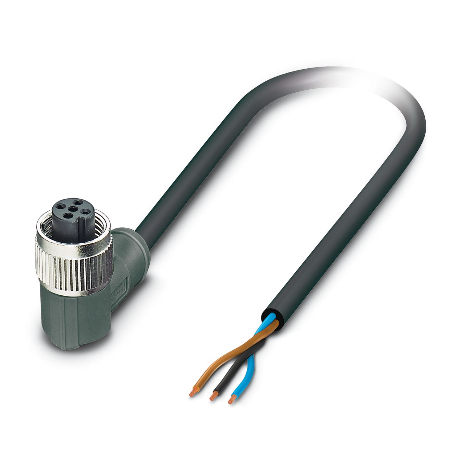 SAC-3P-5,0-I10/M12FR - Sensor/actuator cable - 1414463 SAC-3P-5,0-I10/M12FR - Sensor/actuator cable - 1414463