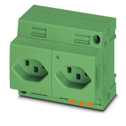 EO-J/PT/LED/DUO/GN - Doppelsteckdose