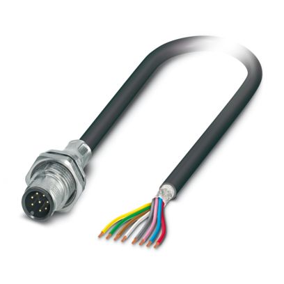 SACCBP-MS-8CON-M16/3,0-PUR SCOX - Gerätesteckverbinder Hinterwand