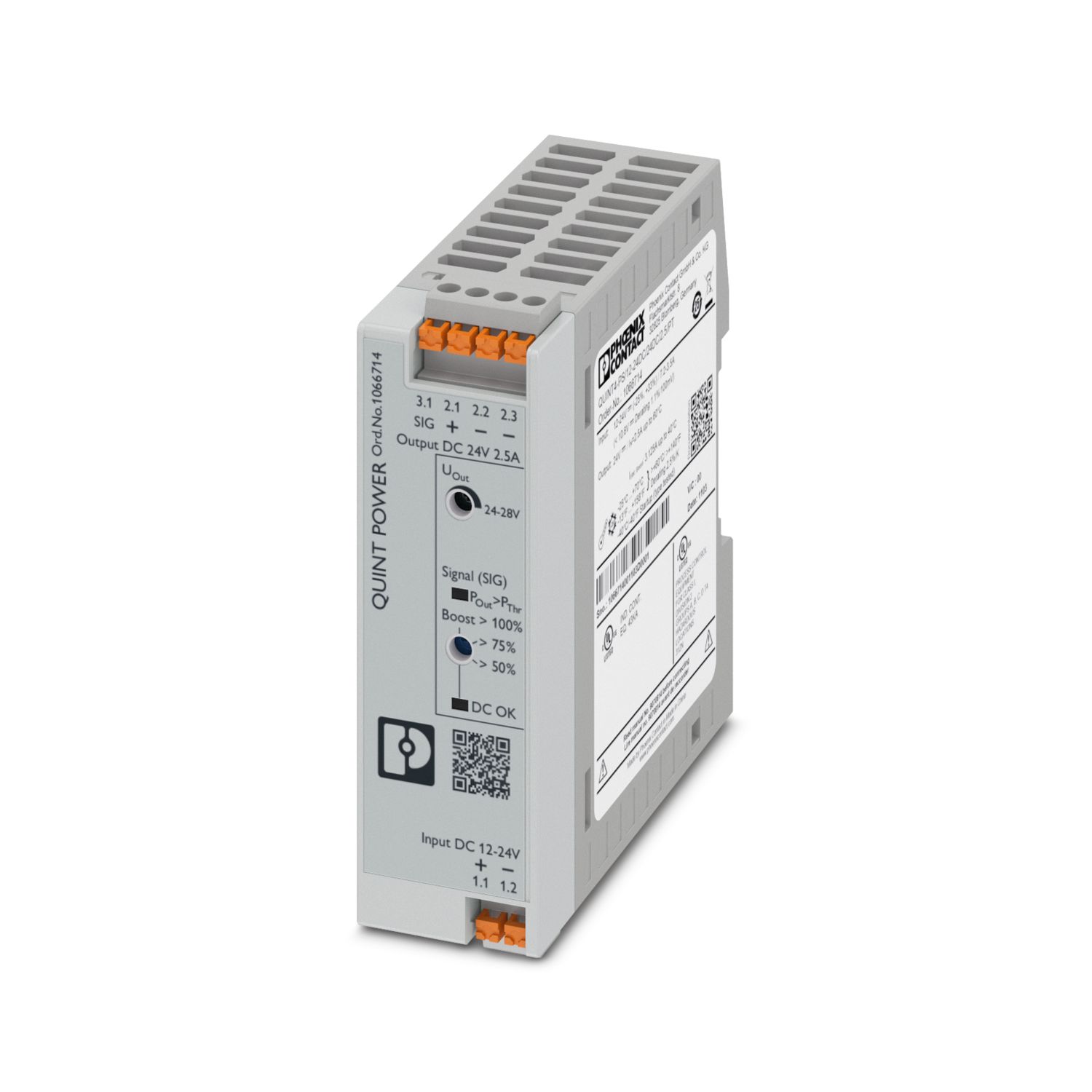 QUINT4-PS/12-24DC/24DC/2.5/PT - DC/DCコンバータ - 1066714 QUINT4-PS/12-24DC/24DC/2.5/PT - DC/DCコンバータ - 1066714
