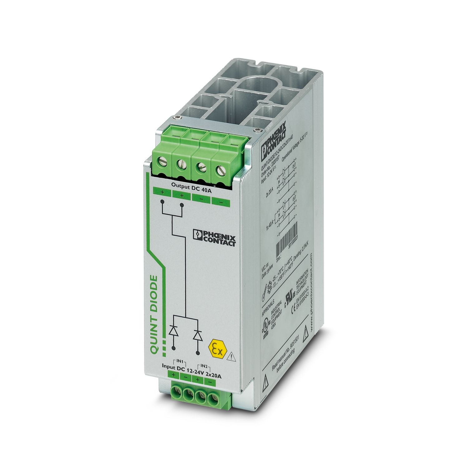 QUINT-PS/1AC/24DC/10 - Power supply unit - 2866763 | Phoenix Contact QUINT-PS/1AC/24DC/10 - Power supply unit - 2866763 | Phoenix Contact